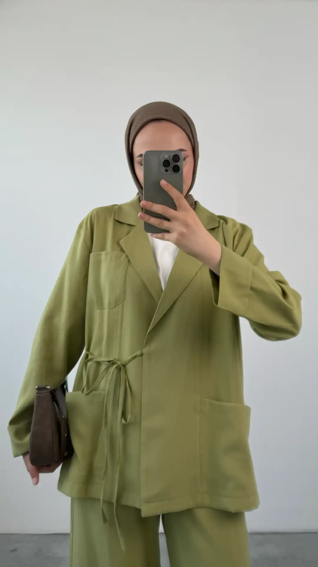Premium Ceketli/Kimono Takım Açık Yeşil
