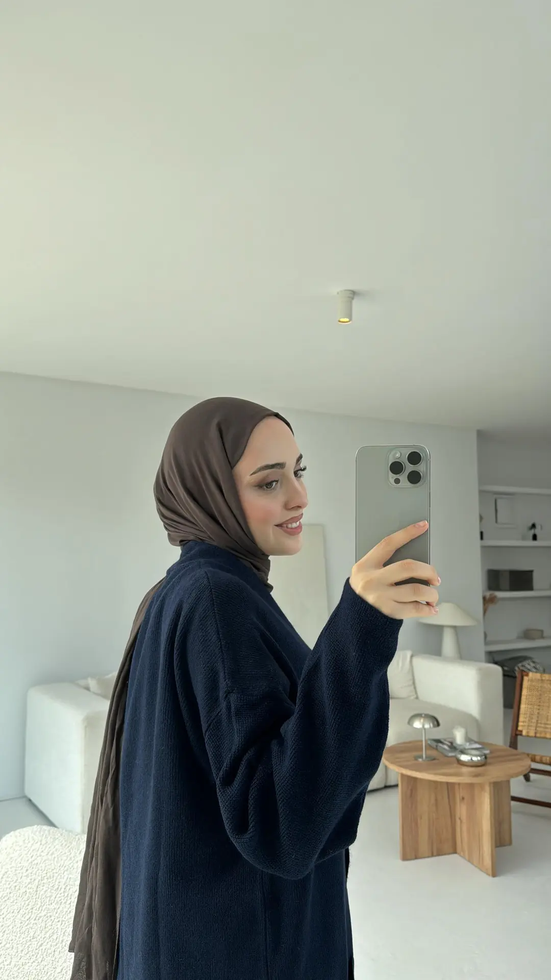 Düğmeli Cepli Triko Hırka Lacivert