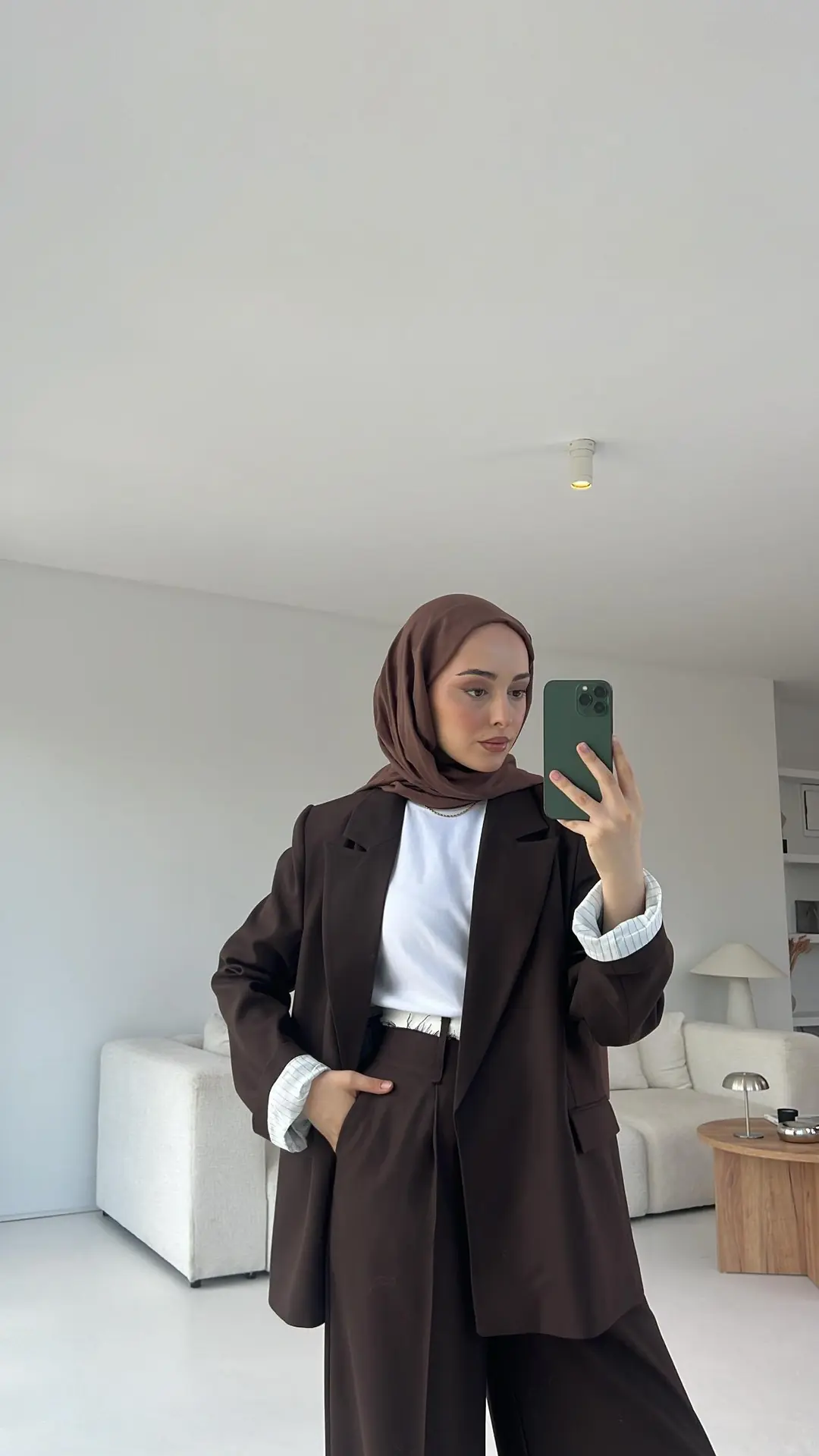 Özel Kesim Premium Takım Kahve