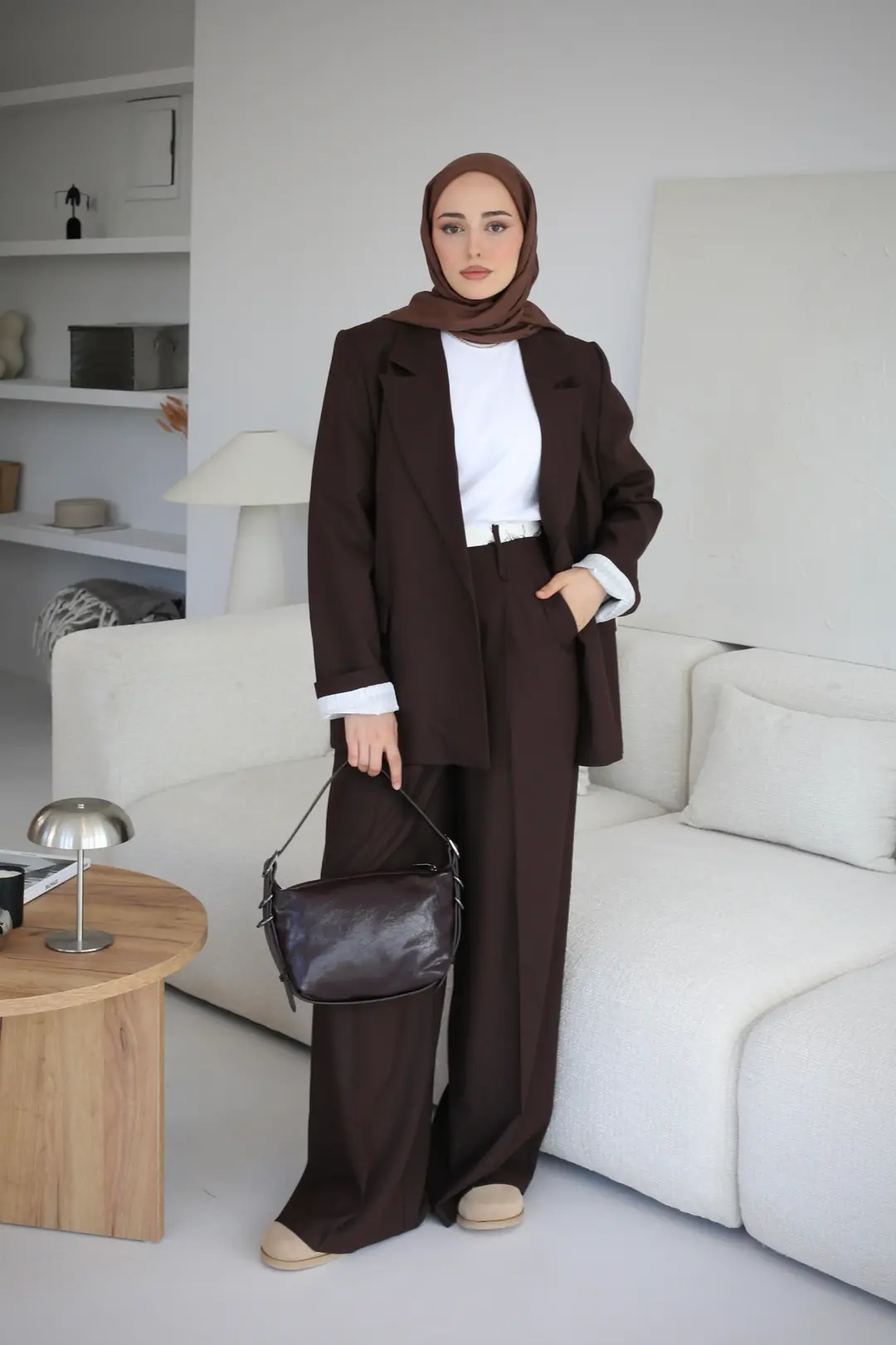 Özel Kesim Premium Takım Kahve