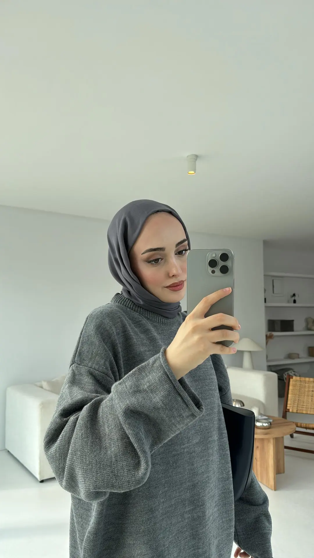 Dikişsiz Premium Triko Antarasit