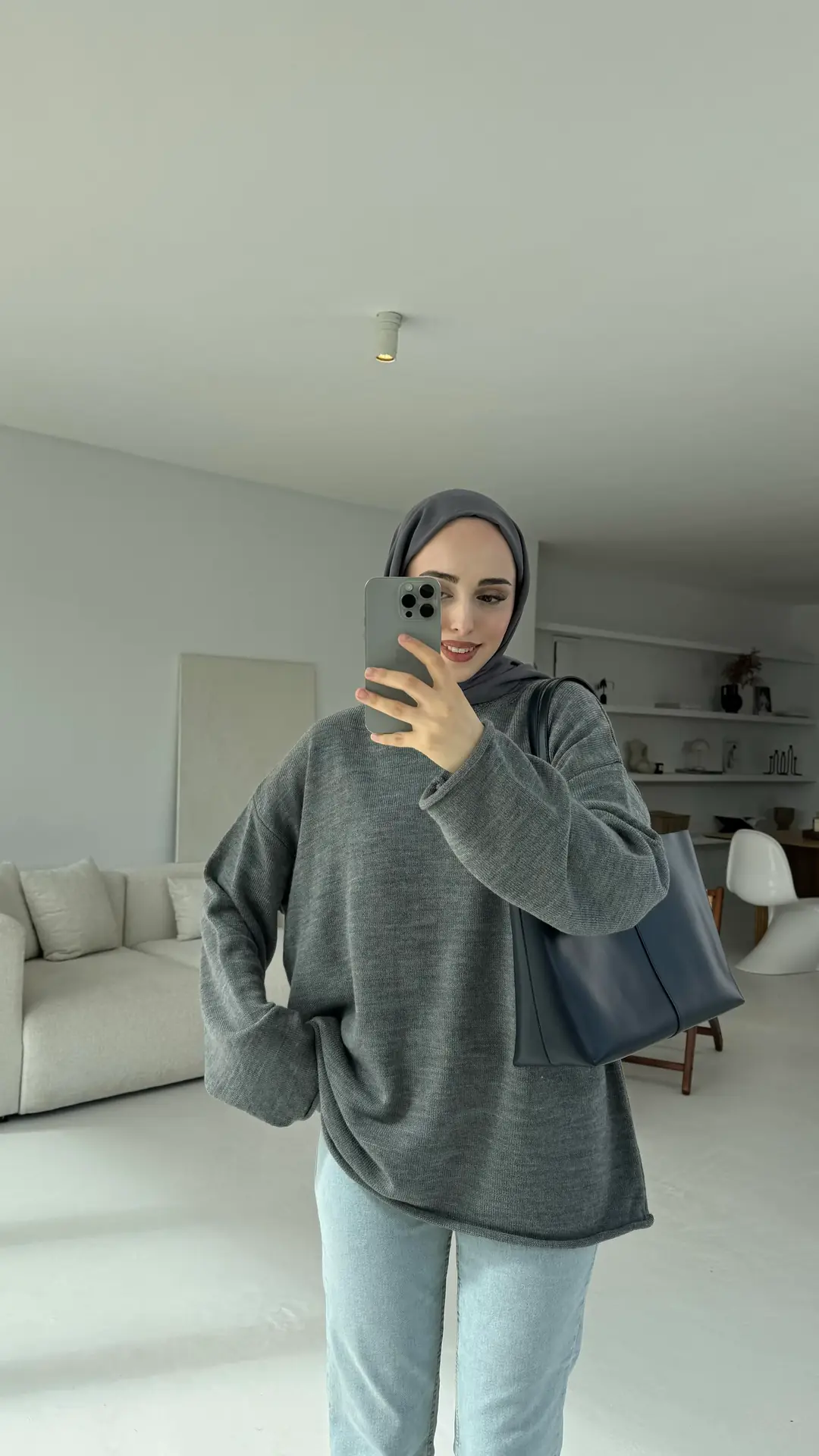 Dikişsiz Premium Triko Antarasit