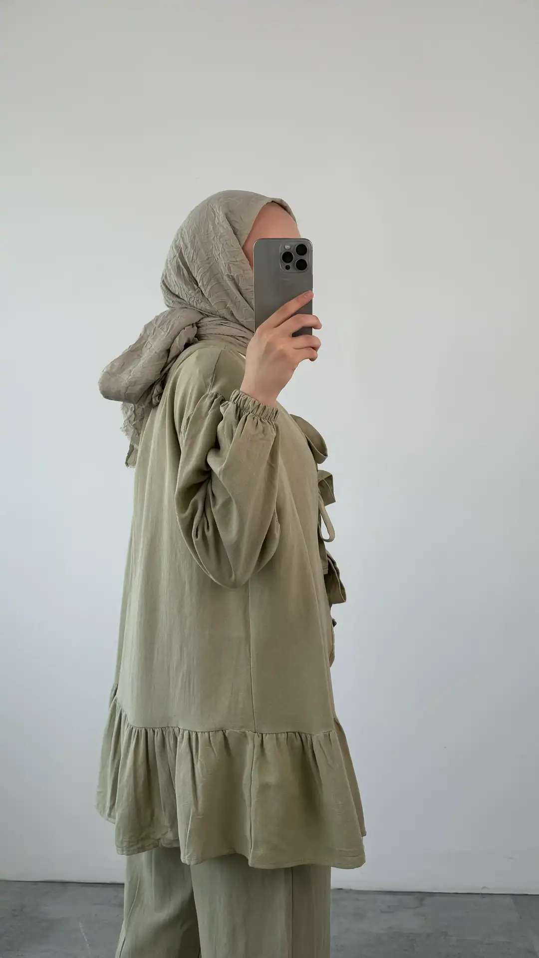 Rose Bağlamalı Takım Haki