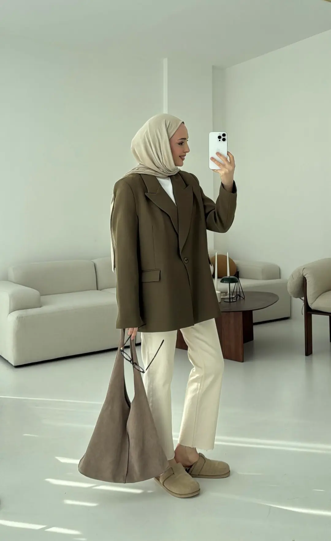 Haki Blazer Ceket