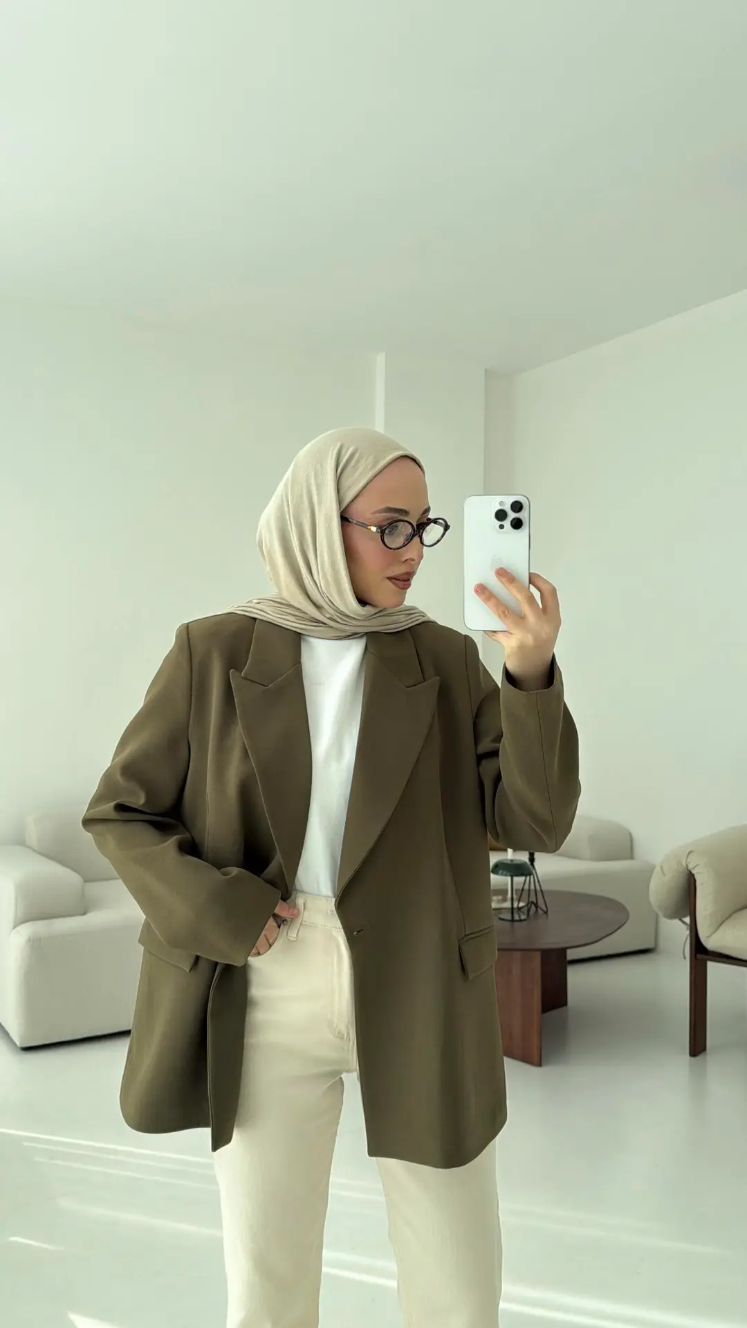 Haki Blazer Ceket