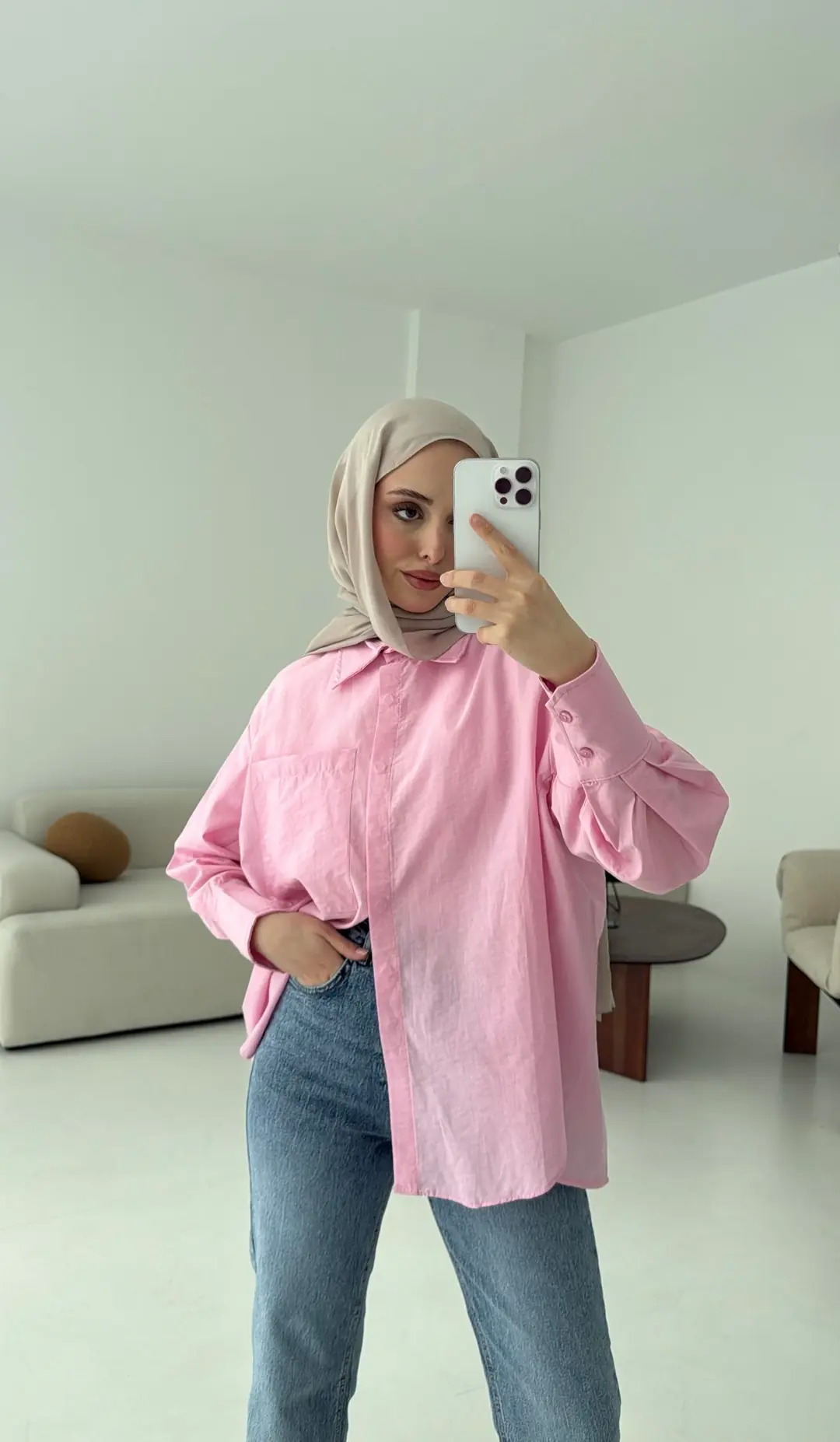 Koton Gömlek Pembe