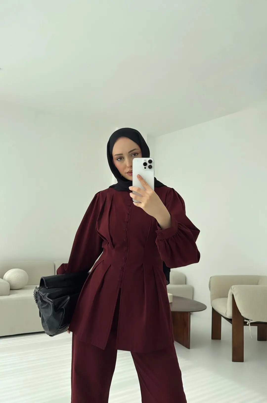 Beli Pensli Takım Bordo