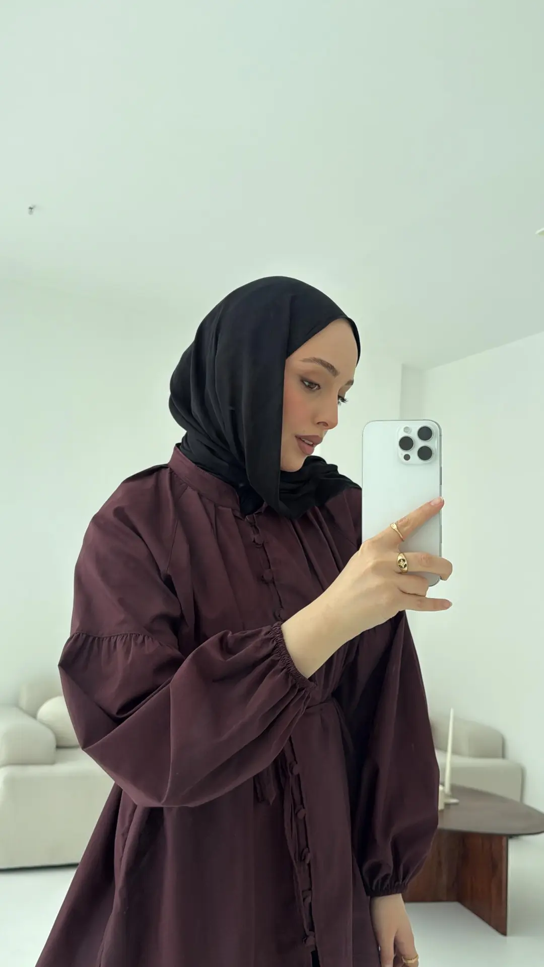 Elegant Gömlek Bordo