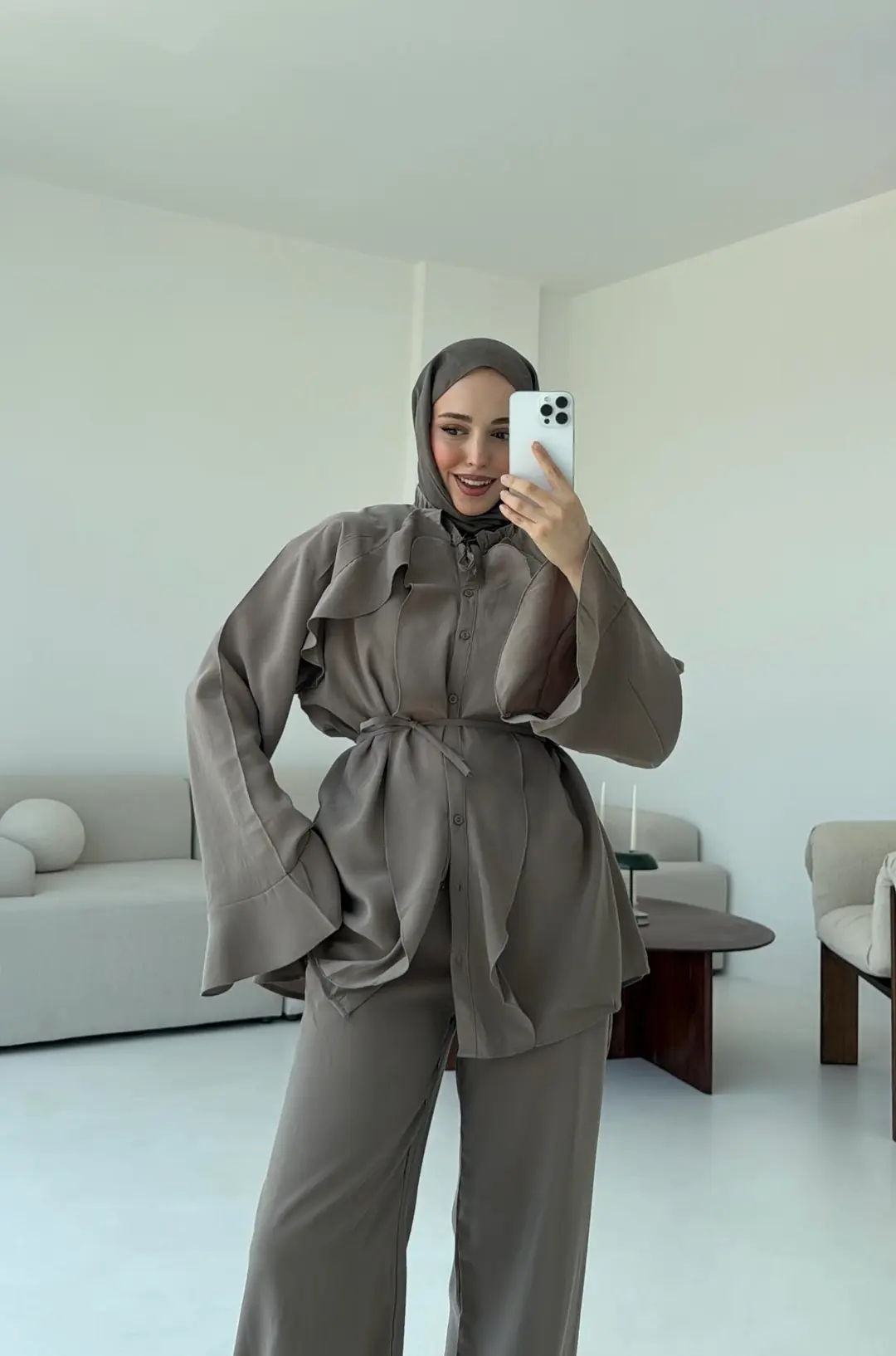 İspanyol Tencel Takım Vizon