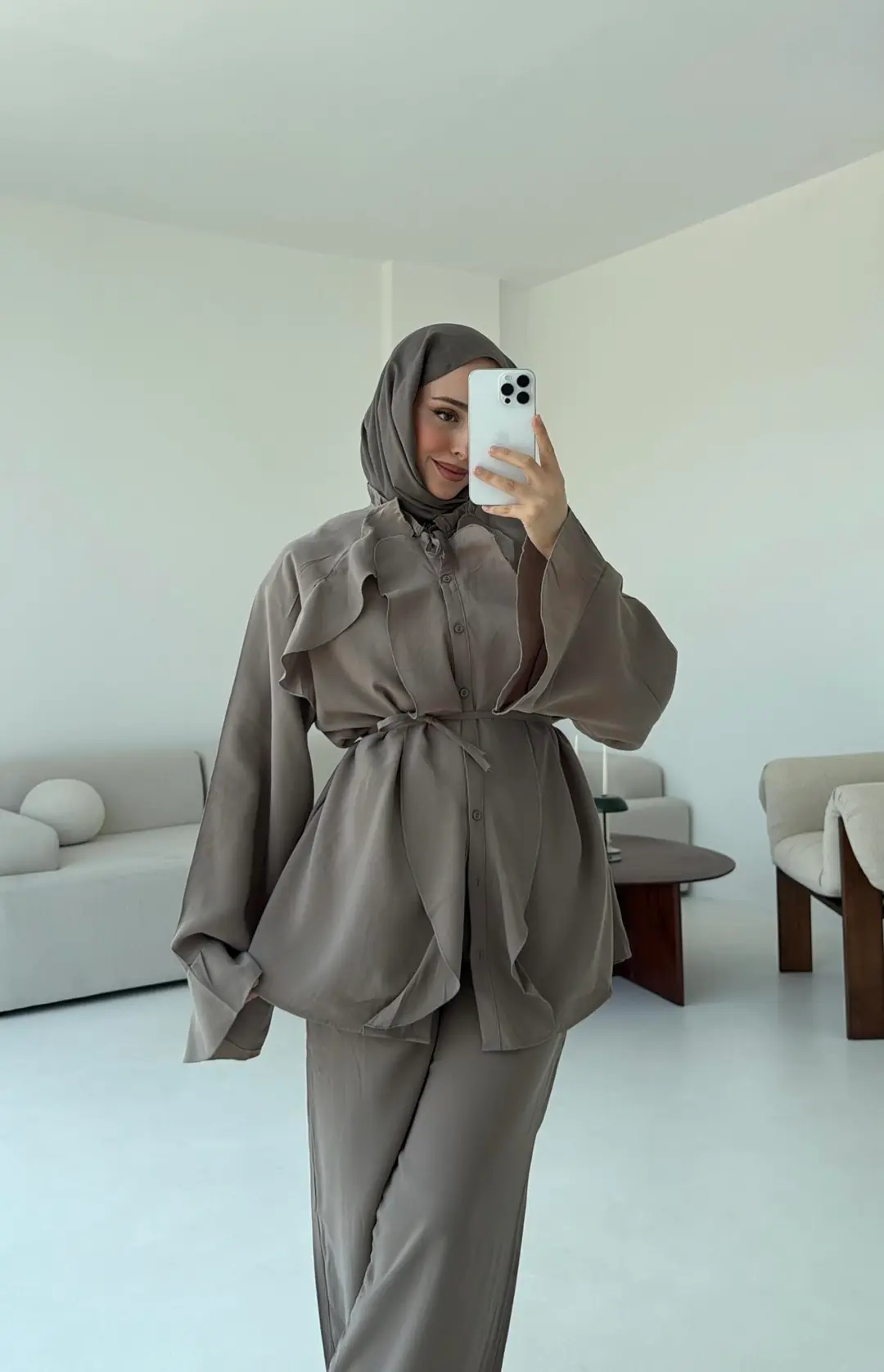 İspanyol Tencel Takım Vizon