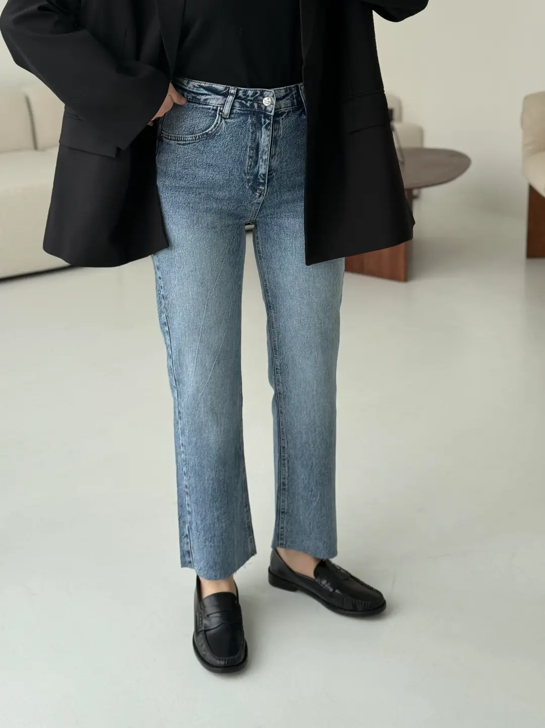 Premium Paçası Kesik Jean 224