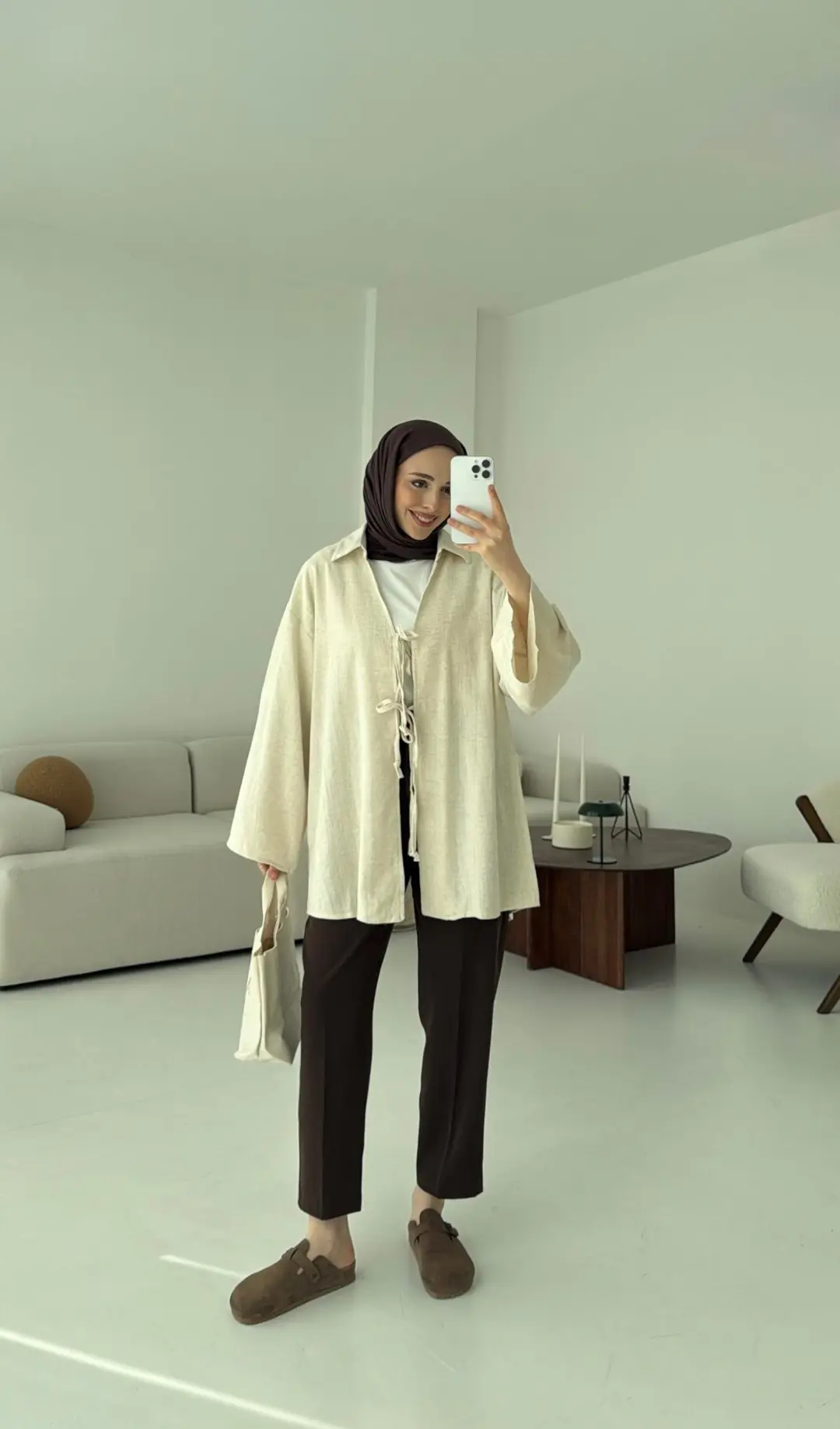Uzun Kimono Natural