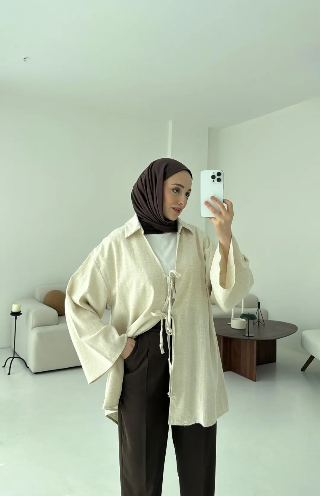 Uzun Kimono Natural