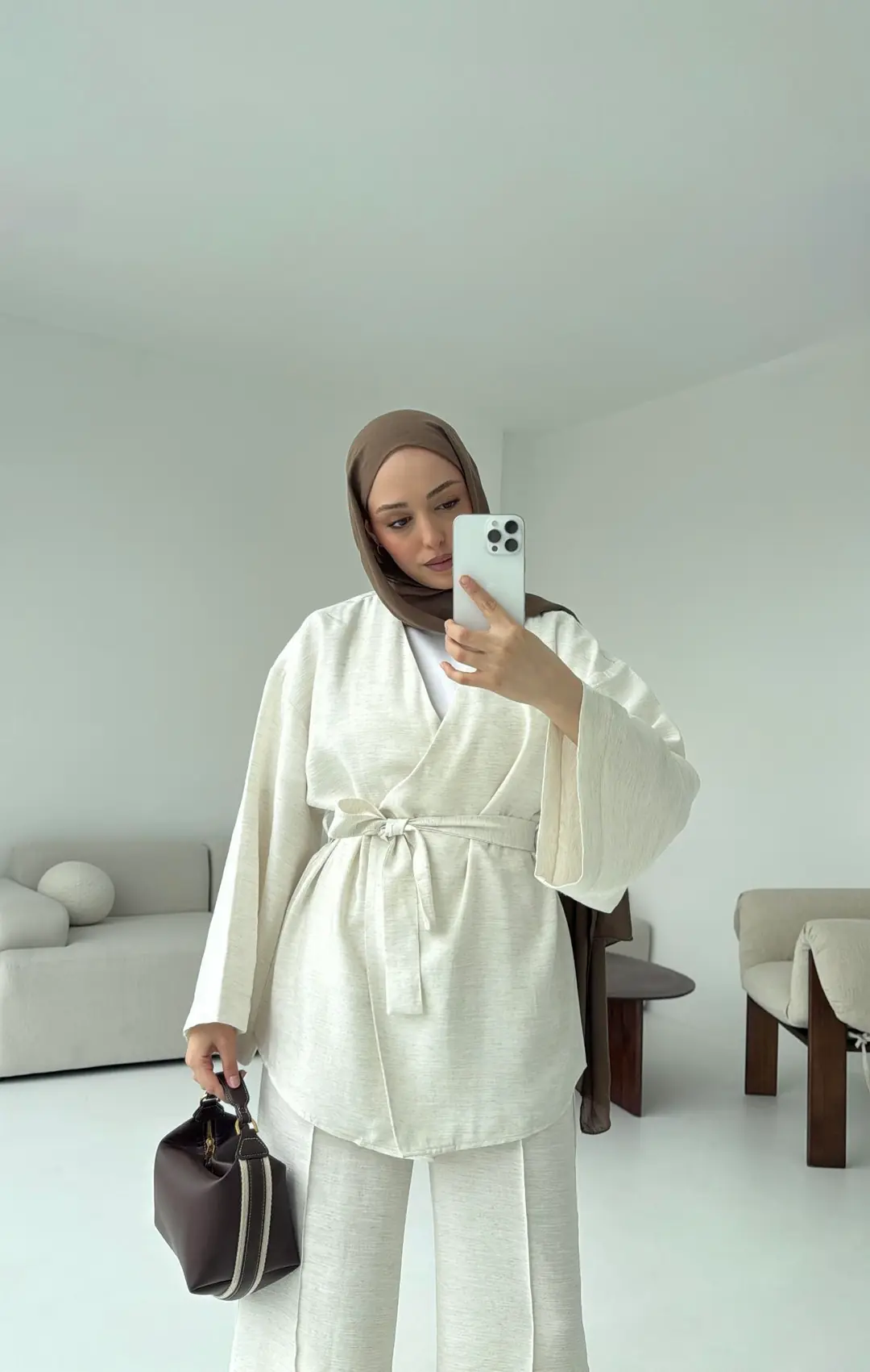 Bagcıklı Kimono Takım Taş