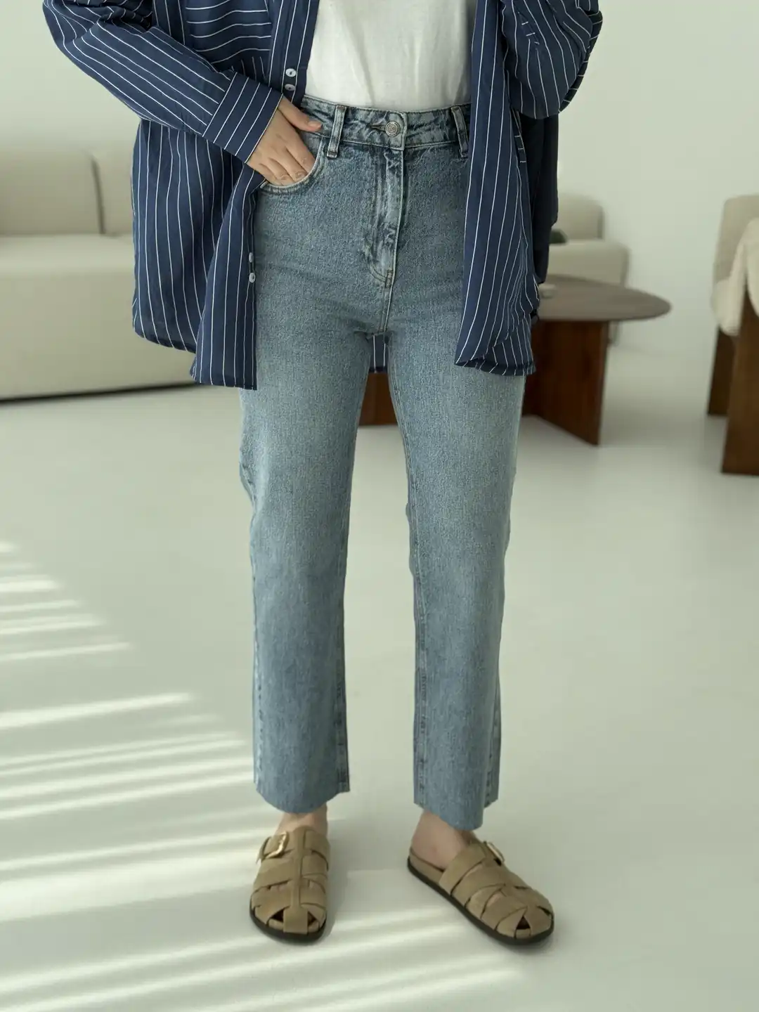 Premium Paçası Kesik Jean 224