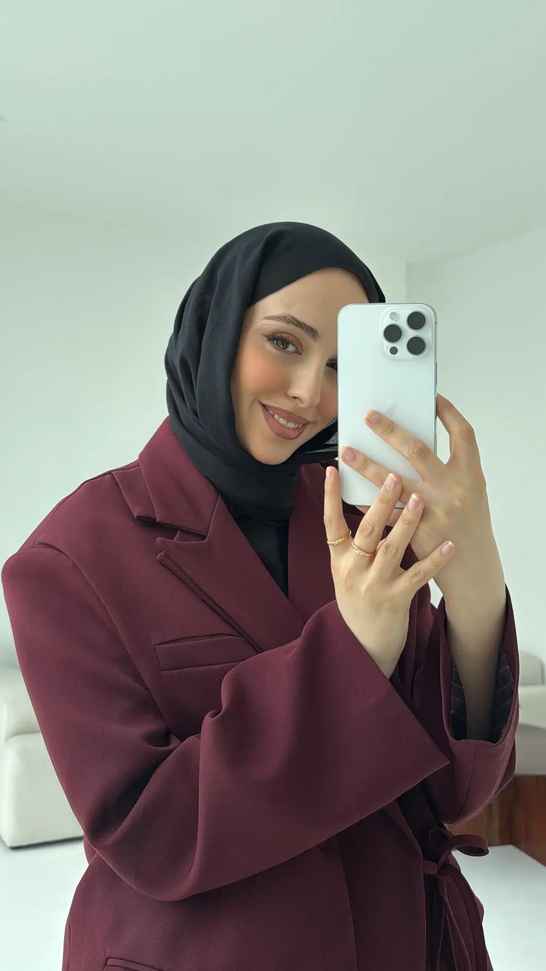 Tasarım Blazer Ceket Bordo
