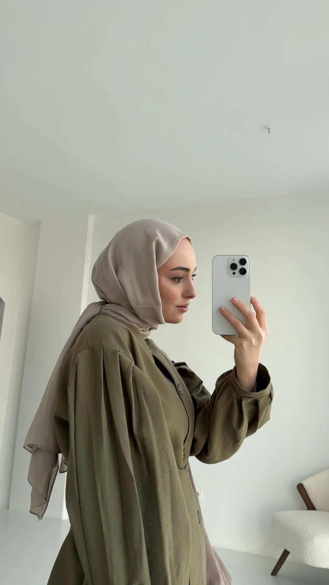 Yağ Yeşili Düğmeli Takım Premium