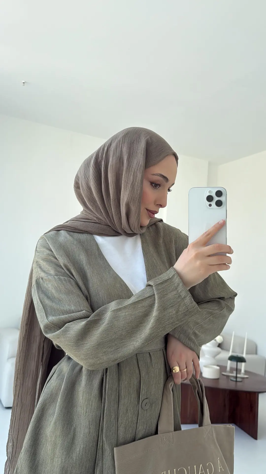 Tencel Keten Takım Haki