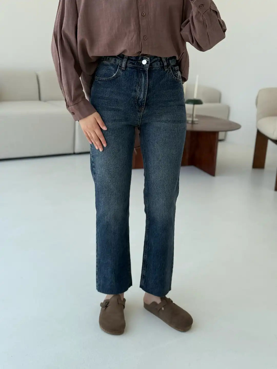 Premium Paçası Kesik Jean 249