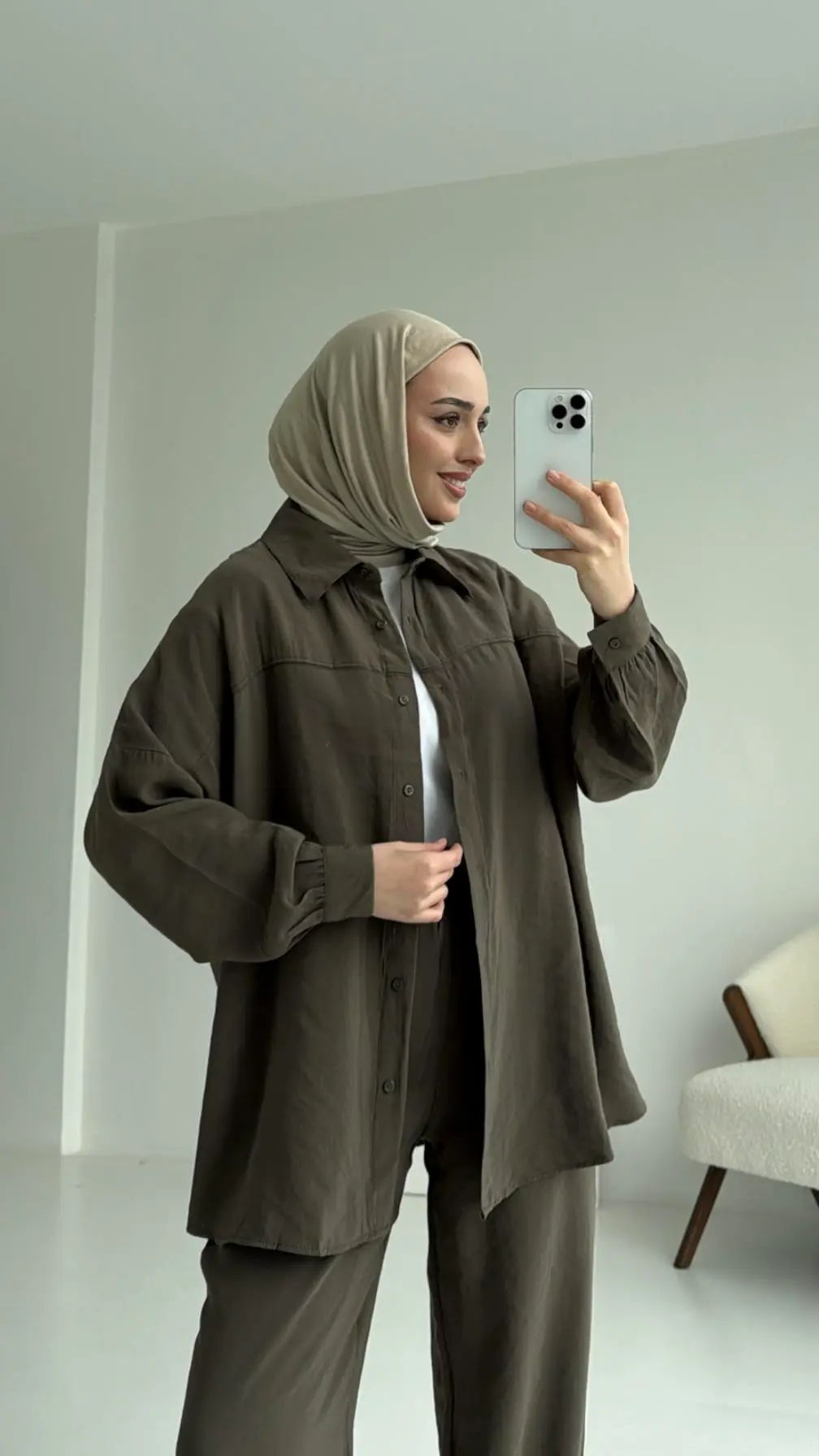 Gömlek Takım Haki