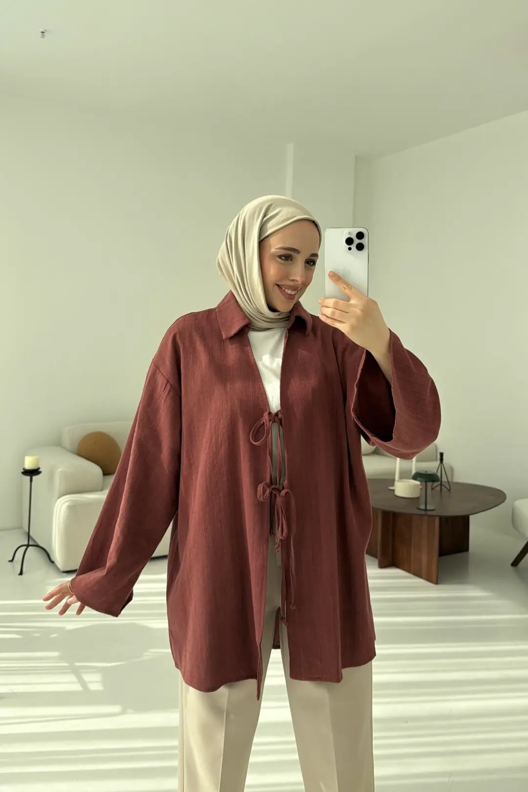 Uzun Kimono Kiremit