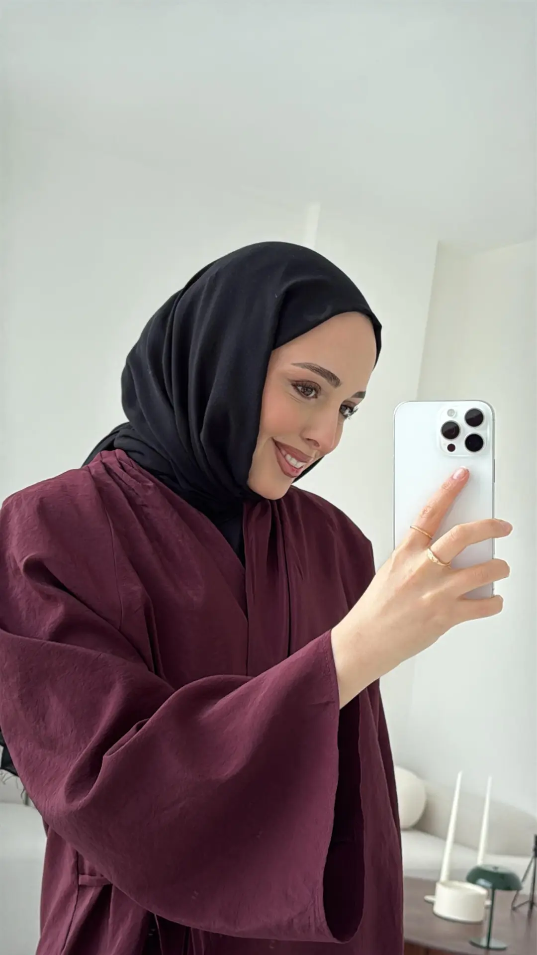 Orijinal Marka Kimono Bordo