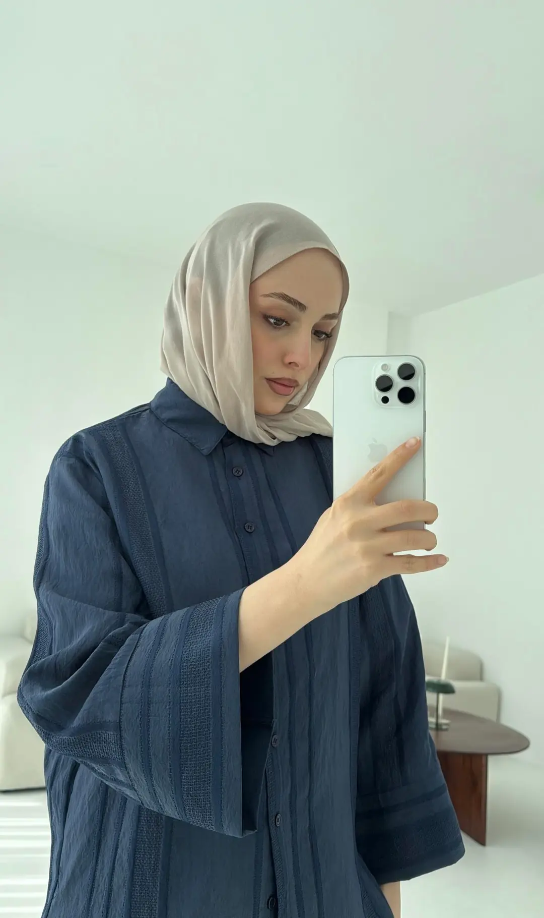Jakarlı Gömlek Lacivert
