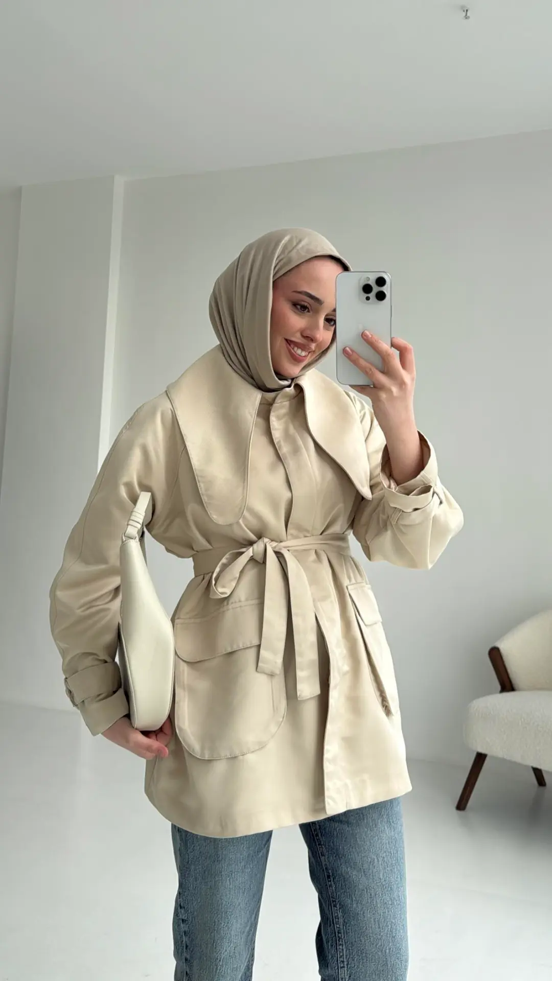 Astarlı Taş Trençkot