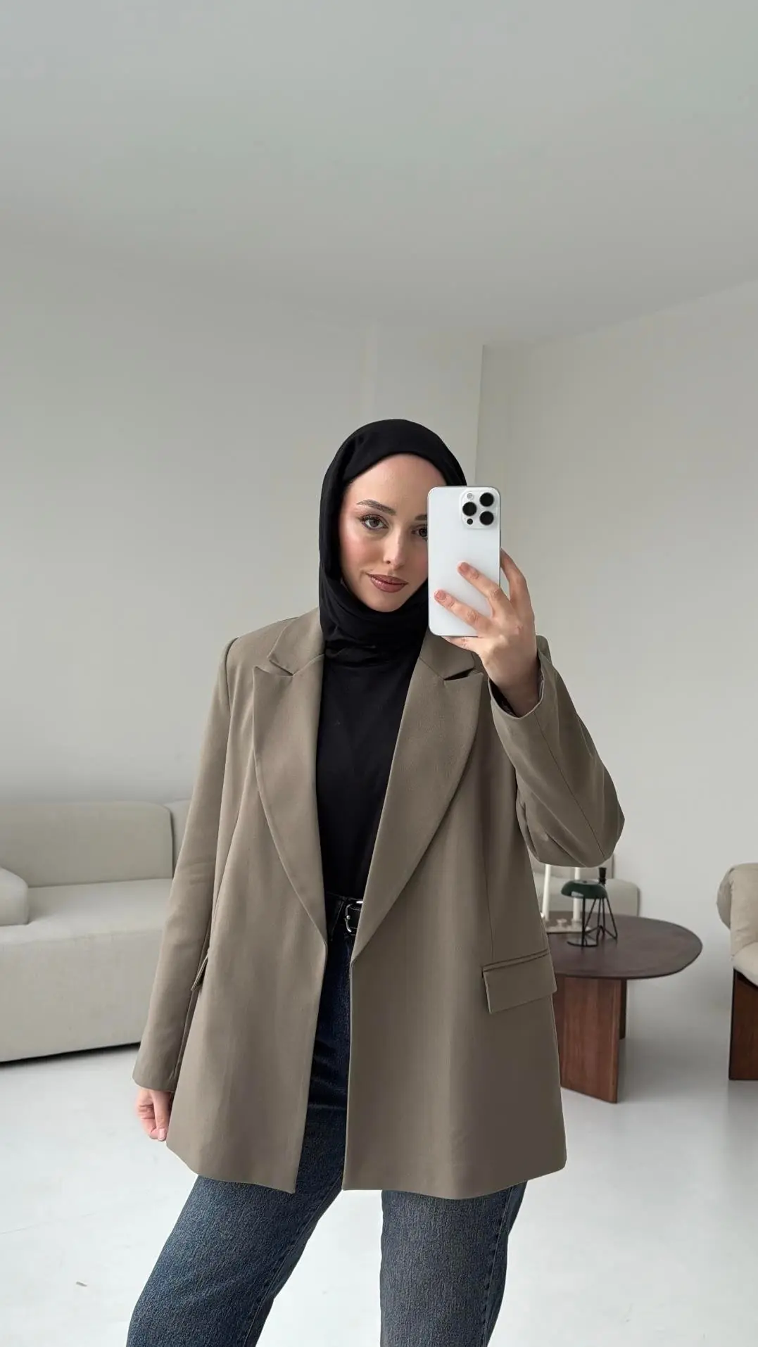 Haki Blazer Ceket