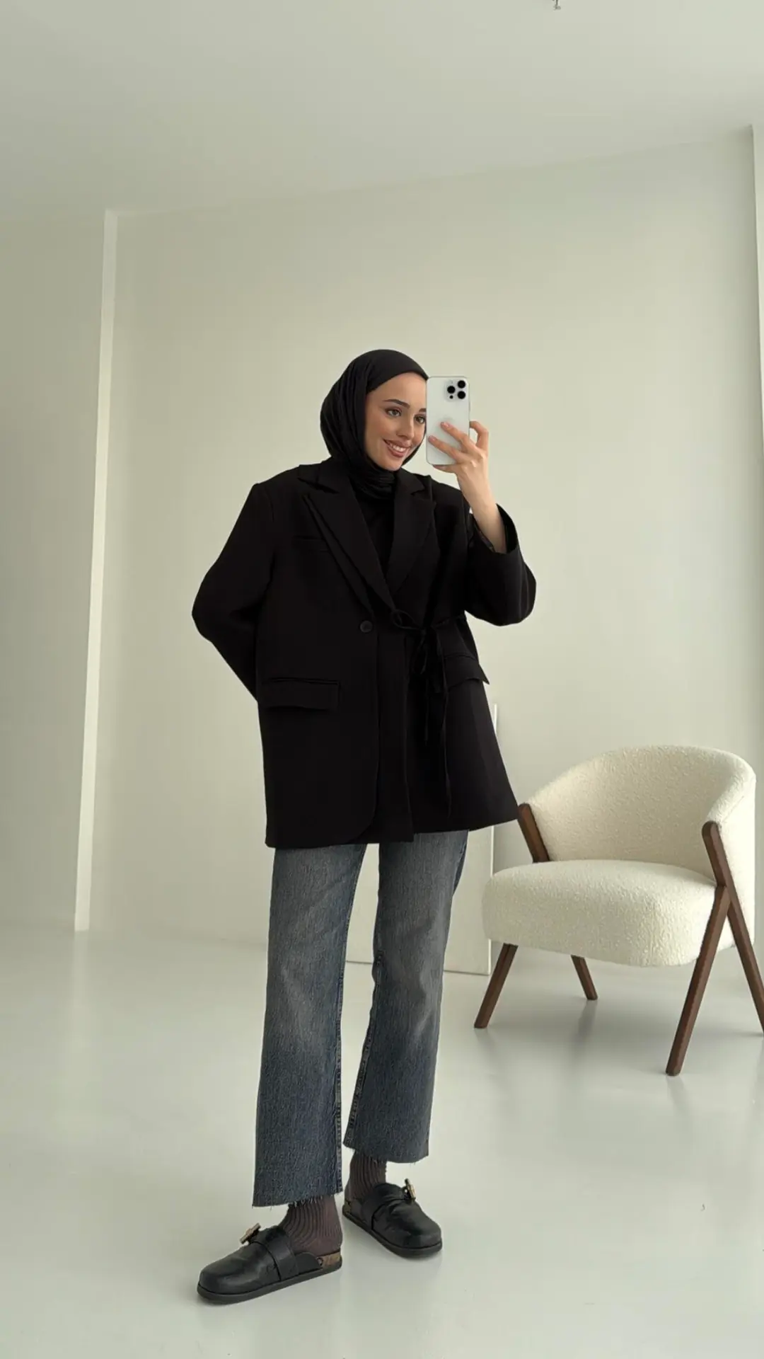 Tasarım Blazer Ceket Siyah