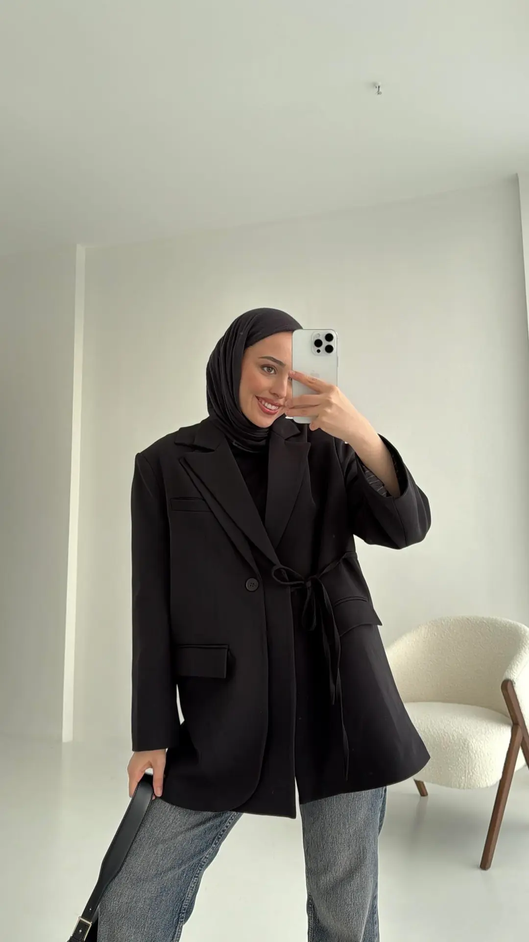 Tasarım Blazer Ceket Siyah