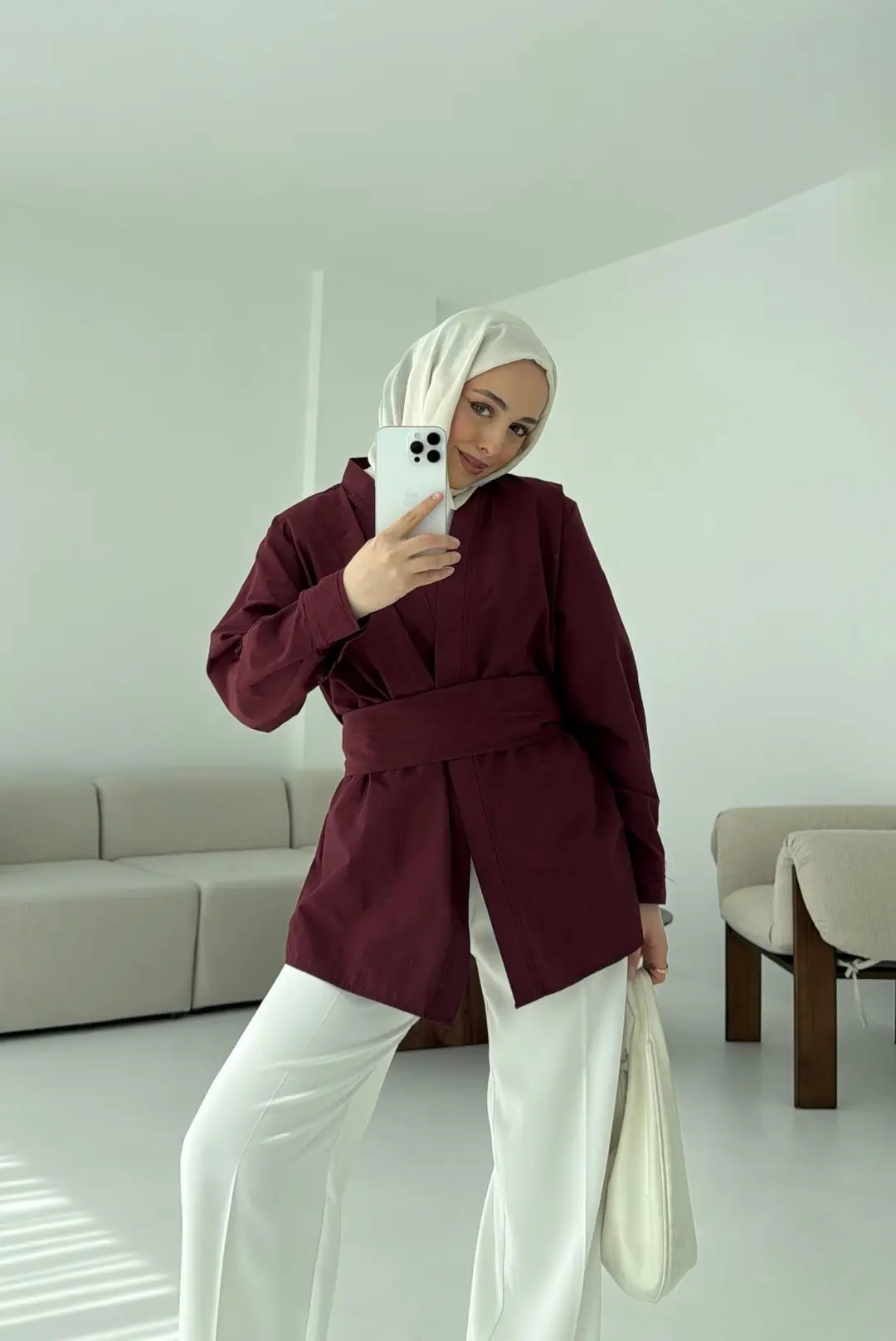 Bordo Kimono