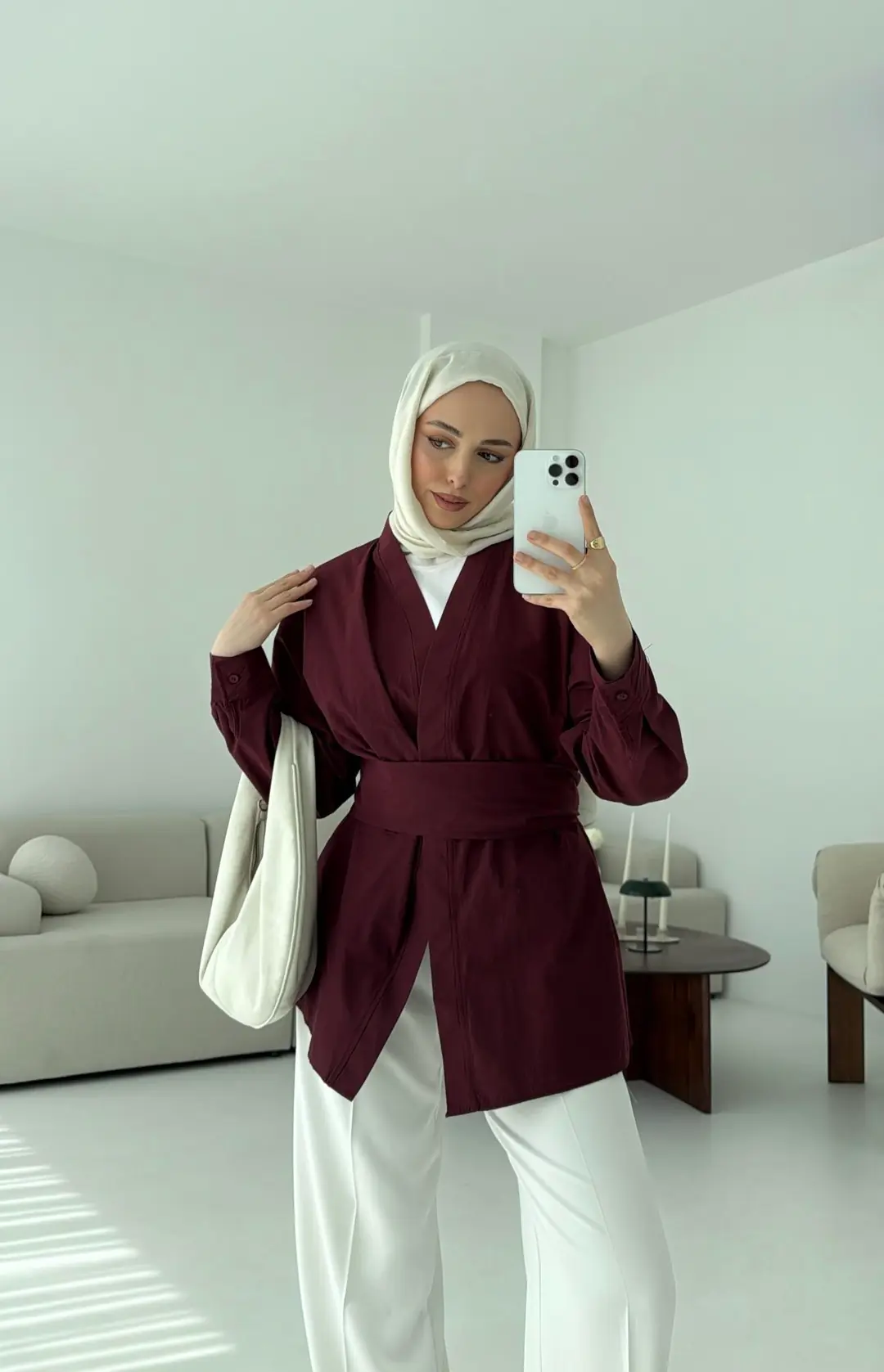 Bordo Kimono