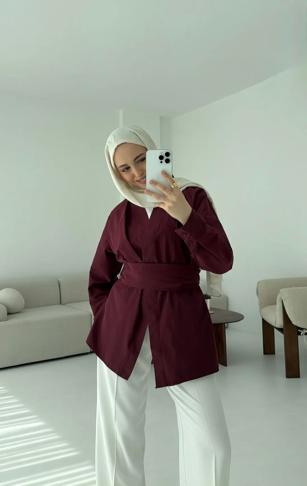Bordo Kimono