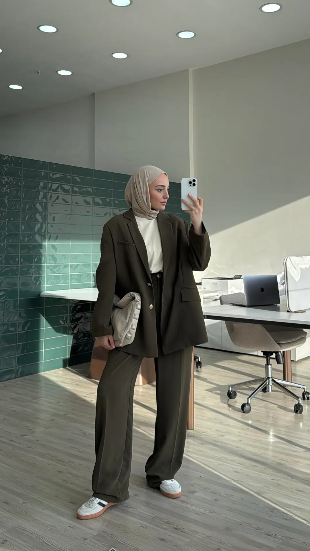 Özel Seri Premium Ceketli Takım Yeşil