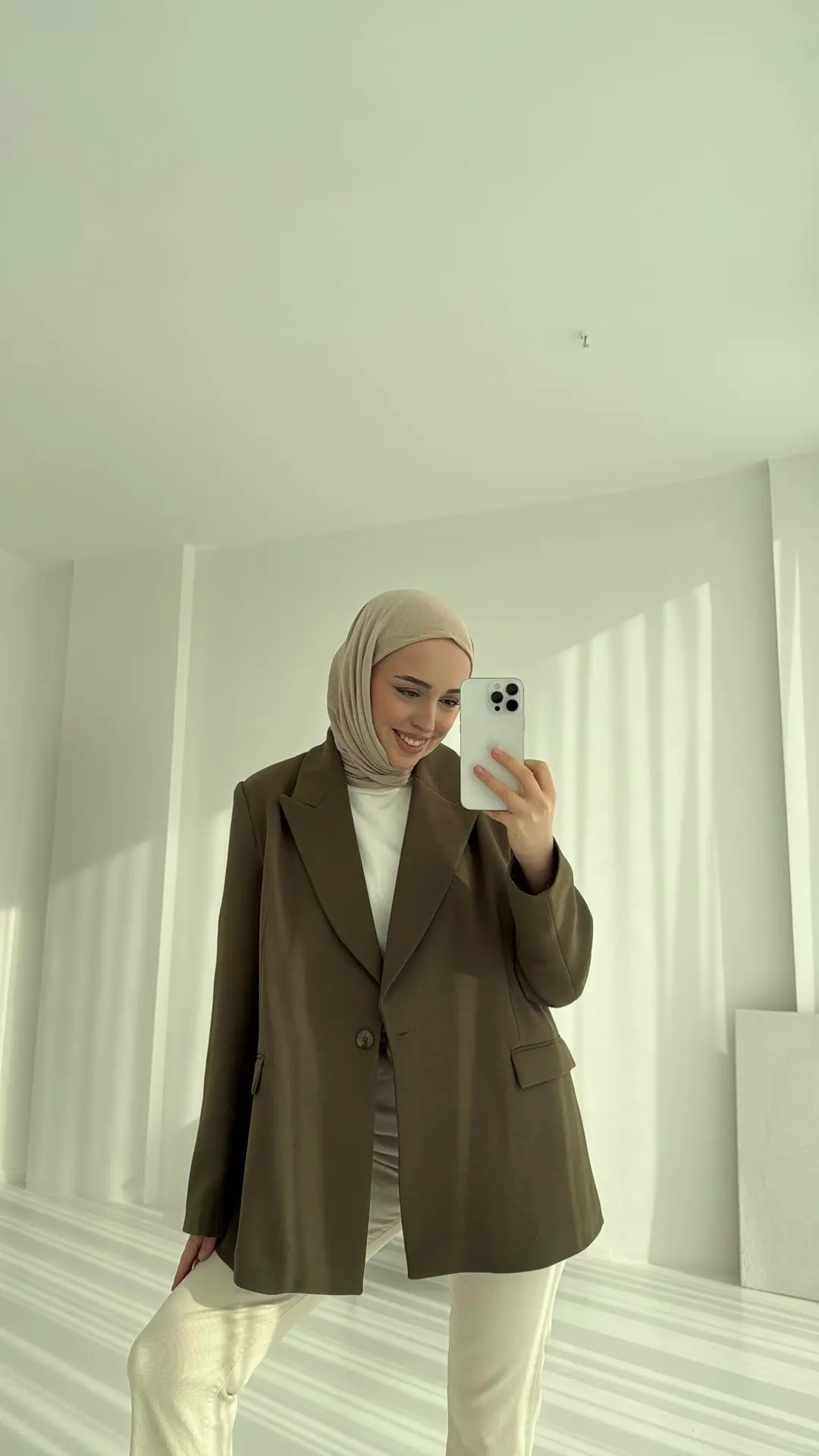 Haki Blazer Ceket