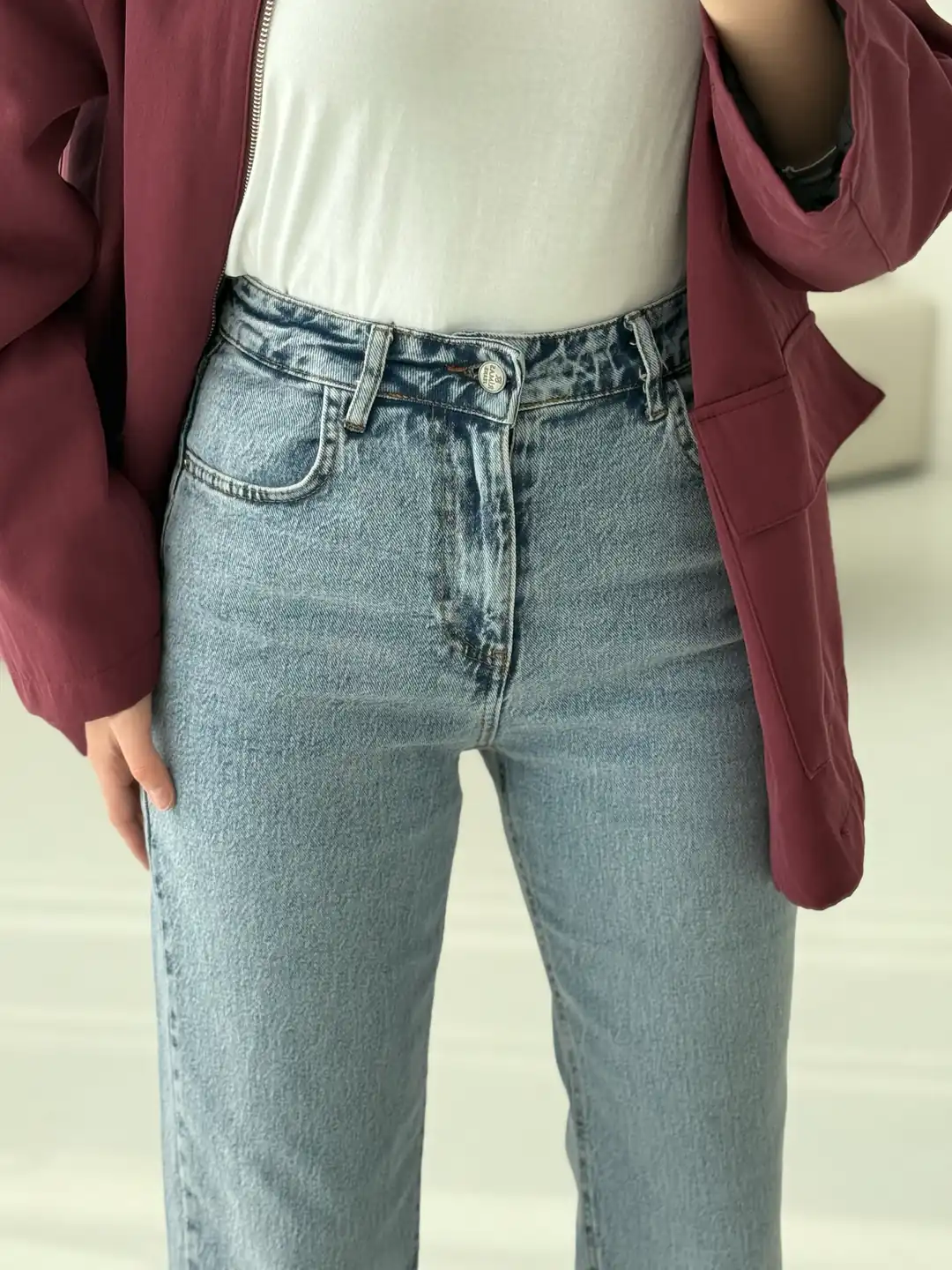 Premium Paçası Kesik Jean 298