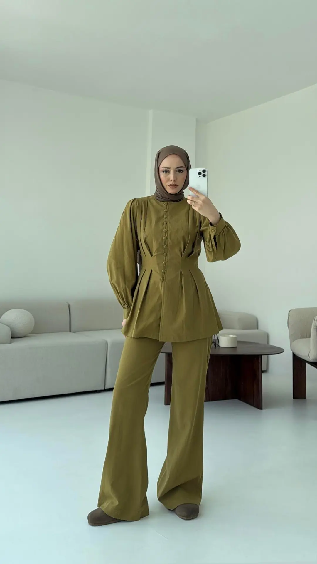 Beli Pensli Takım Olive