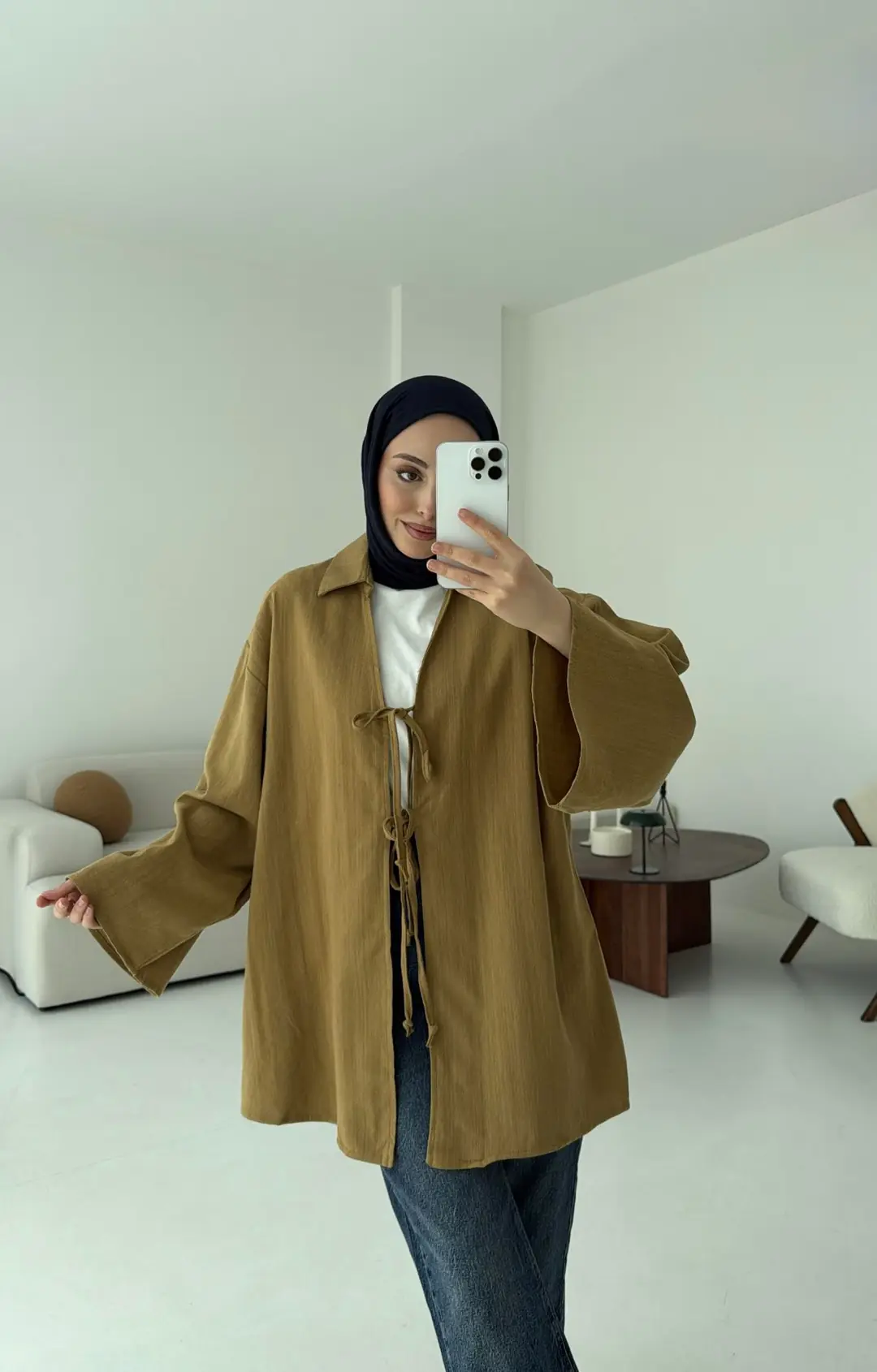 Uzun Kimono Hardal