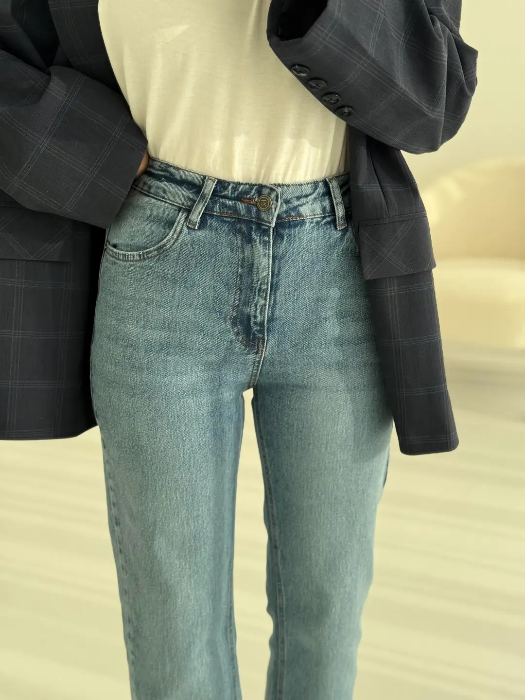 Premium Paçası Kesik Jean 2004