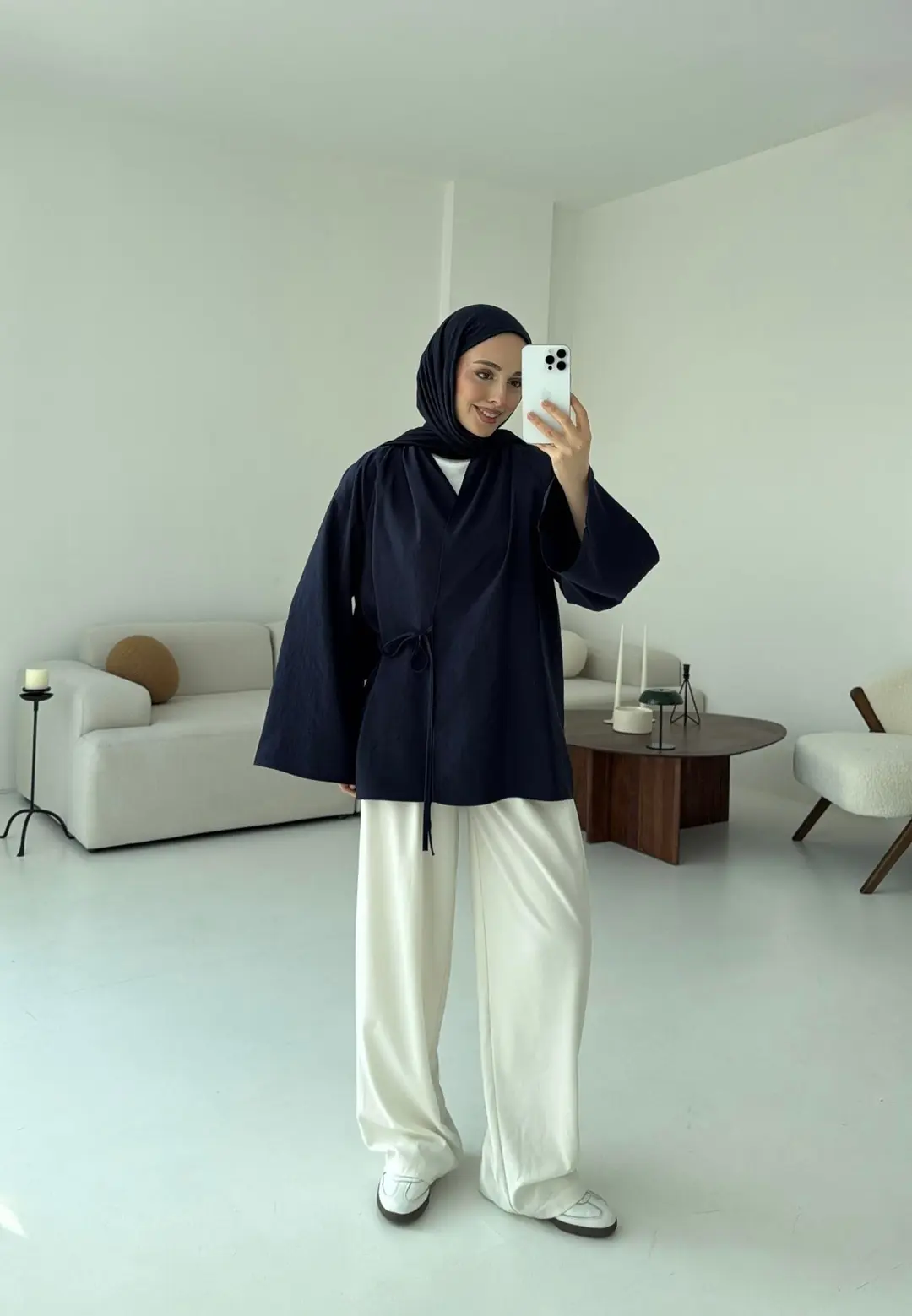 Orijinal Marka Kimono Lacivert