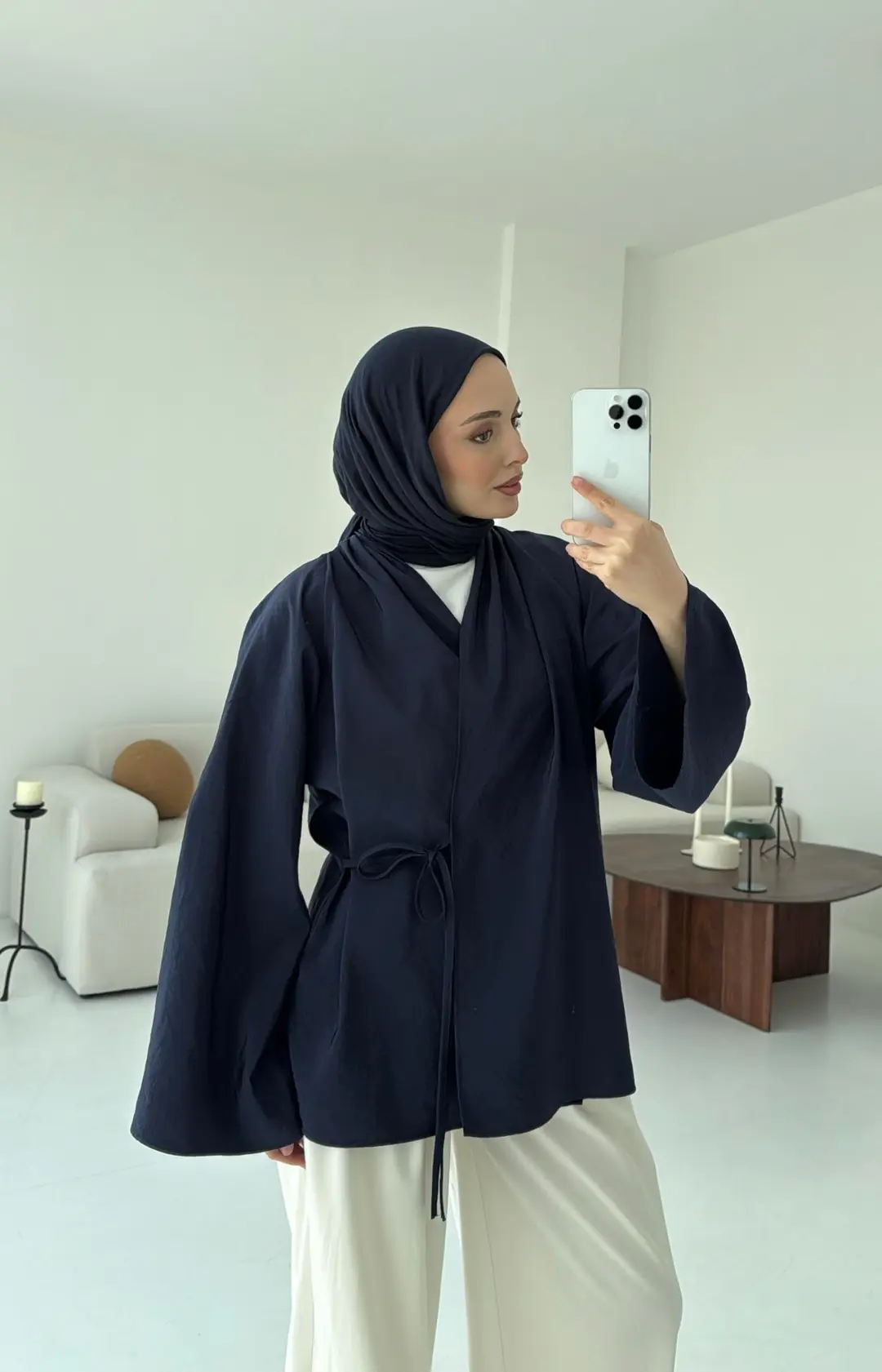 Orijinal Marka Kimono Lacivert