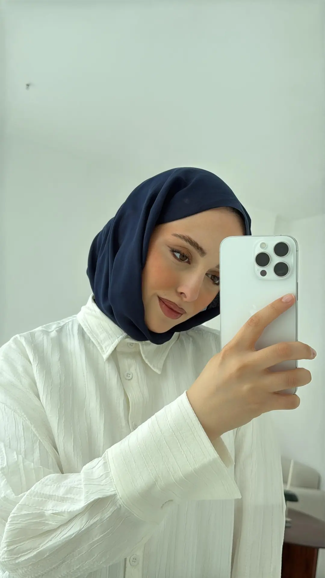 Beyaz Kalın Manşet Gömlek