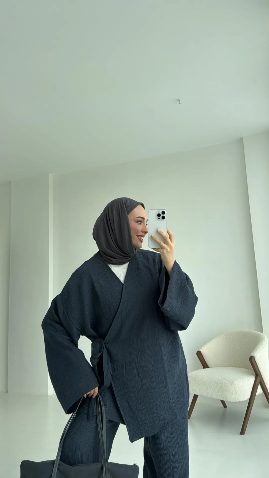 8532 Bağlamlı Takım Lacivert