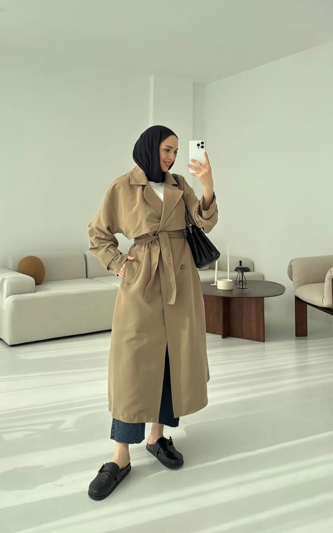 Oversize Vizon Trençkot