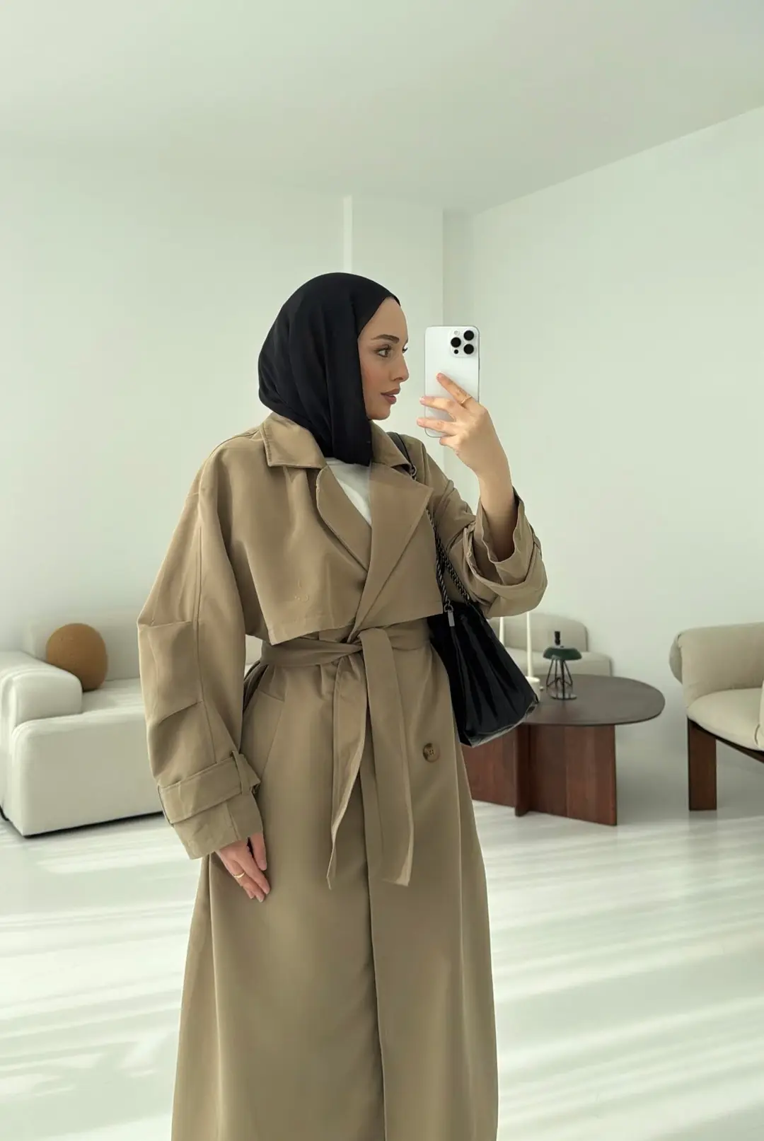 Oversize Vizon Trençkot