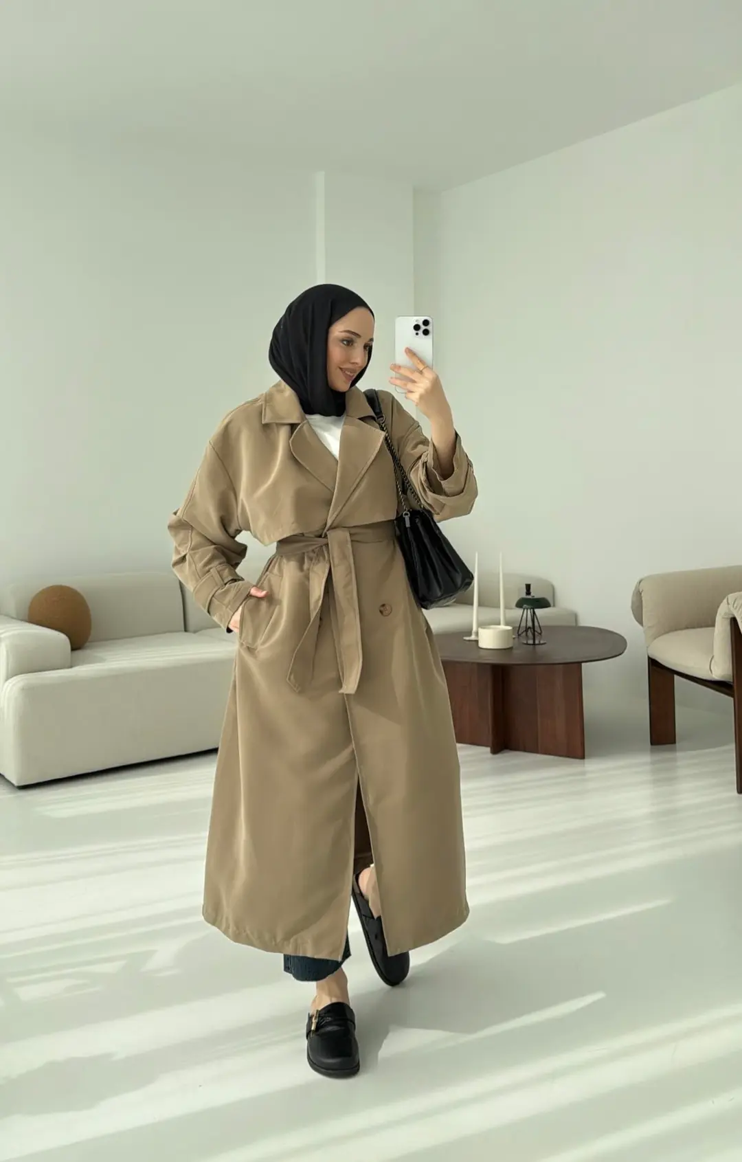 Oversize Vizon Trençkot