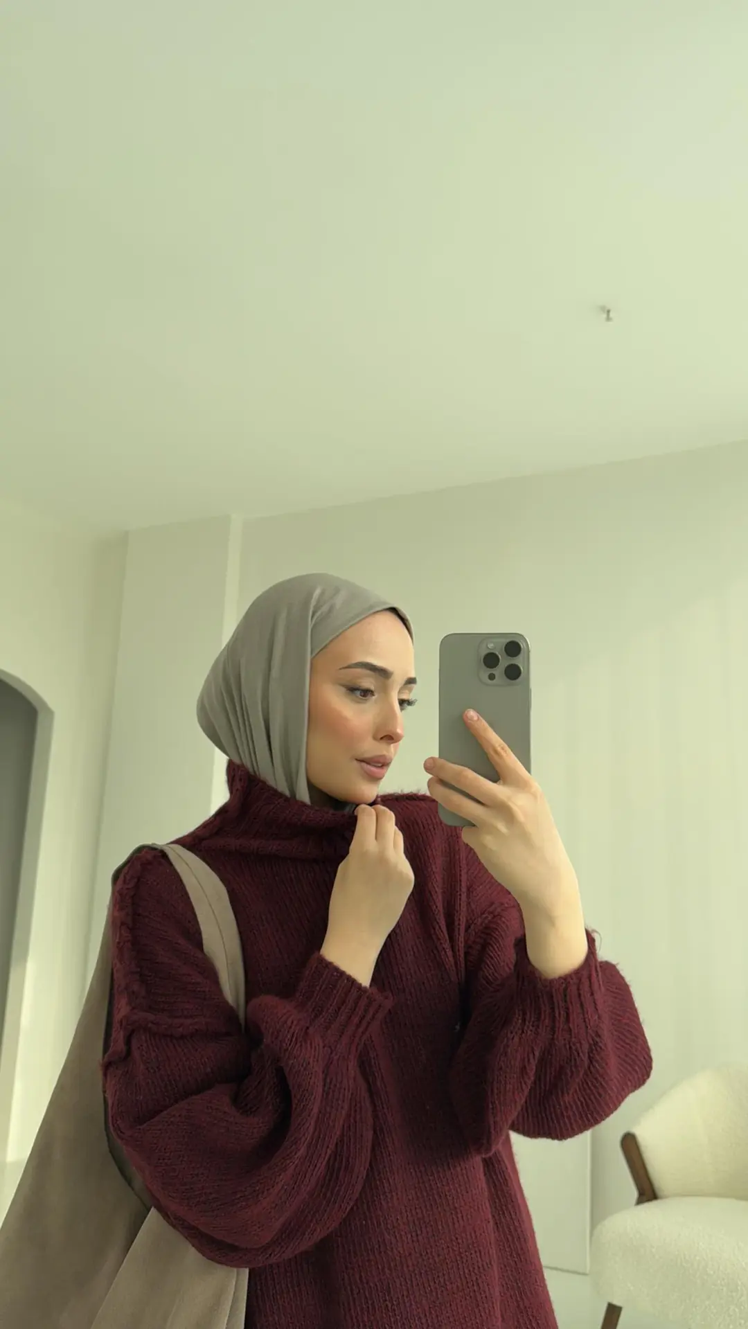 Balon Kol Kazak Bordo