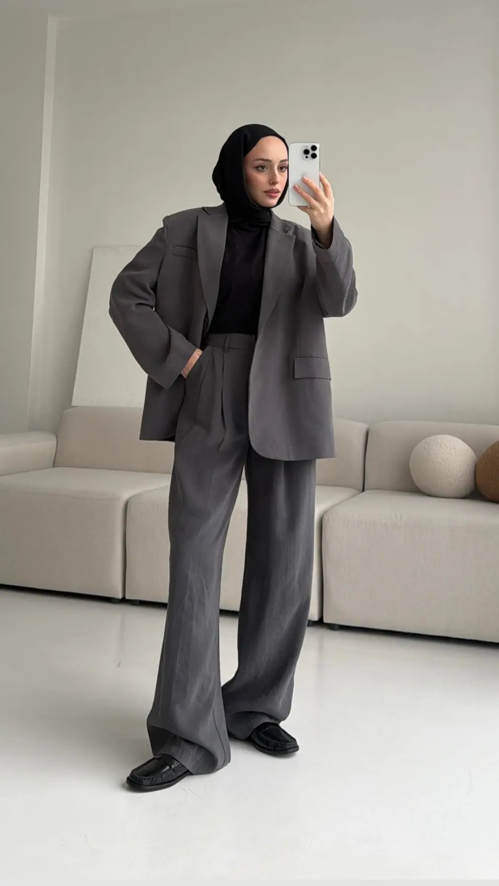 Tencel Gri Premium Ceket