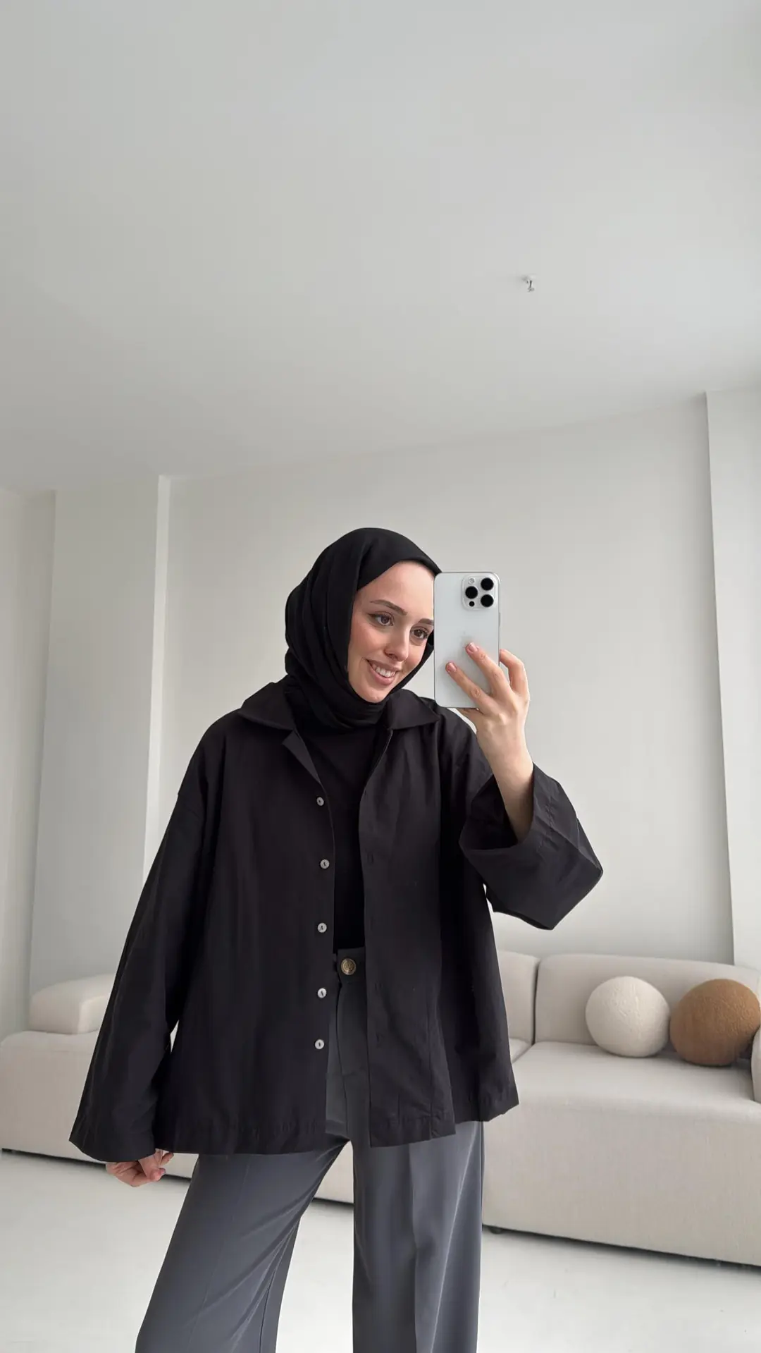 Boxfıt Siyah Gömlek